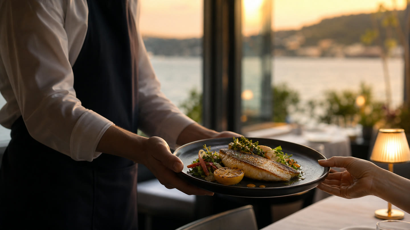 Therapia restoran deneyiminden sinematik sahne